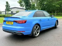 Used Audi A4 Black Edition 190 HP (139 kW) 2019 Blue Sedan