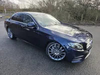 Used Mercedes E220 AMG Line Premium 194 HP (142 kW) 2018 Blue Sedan