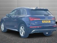 Used Audi Q5 S-Line 299 HP (219 kW) 2021 Navarra blue SUV