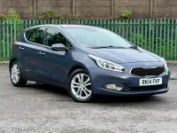 Used Kia Ceed 128 HP (94 kW) 2014 Blue Hatchback