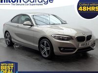 Used BMW 218 Sport Line 136 HP (100 kW) 2017 Silver Coupe
