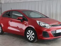 Used Kia Rio 84 HP (61 kW) 2016 Red Hatchback