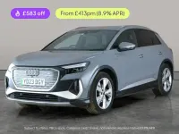 Begagnad Audi Q4 e-tron S-Line 125 kW (170 HK) 2023 Grå SUV