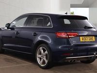 Used Audi A3 Sport 150 HP (110 kW) 2017 Cosmos blue Hatchback