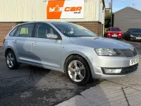 Begagnad Skoda Rapid SE 90 HK (66 kW) 2015 Silver Halvkombi