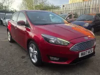 Used Ford Focus Zetec 2017 Red Hatchback