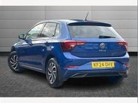 Used VW Polo Life 95 HP (69 kW) 2024 Blue Hatchback