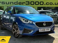 Used MG MG3 Exclusive 106 HP (77 kW) 2018 Blue Hatchback