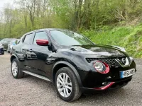 Usado Nissan Juke Acenta Premium 115 HP (84 kW) 2015 Preto SUV