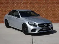 Used Mercedes C220 AMG line 194 HP (142 kW) 2021 Silver Sedan