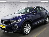 Used VW T-Roc SEL 150 HP (110 kW) 2019 Blue SUV