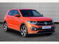 Used VW T-Cross R-line 115 HP (84 kW) 2019 Orange SUV