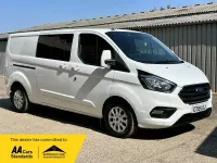 Used Ford Transit Custom Limited 130 HP (95 kW) 2019 White Van