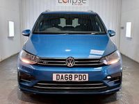Used VW Touran R-line 150 HP (110 kW) 2018 Blue MPV