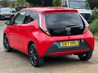 Used Toyota Aygo x-style 69 HP (50 kW) 2017 Red Hatchback