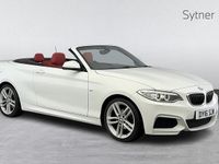 Used BMW 218 M Sport 134 HP (98 kW) 2016 White Cabriolet