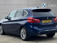 Used BMW 218 Active Tourer Luxury Line 138 HP (101 kW) 2020 Blue MPV