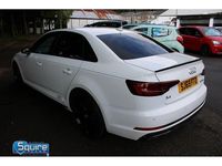 Used Audi A4 Black Edition 150 HP (110 kW) 2019 White Sedan