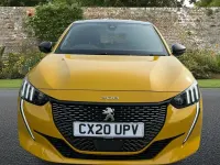 Used Peugeot 208 GT-line 100 HP (73 kW) 2020 Yellow Hatchback