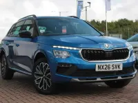 Neu Skoda Kamiq Design Edition 94 PS (69 kW) 2026 Blau SUV
