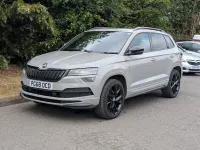 Used Skoda Karoq SportLine 150 HP (110 kW) 2019 Grey SUV