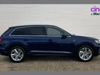 Used Audi Q7 S-Line 381 HP (280 kW) 2021 Blue SUV