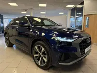 Used Audi Q8 S-Line 286 HP (210 kW) 2019 Blue SUV