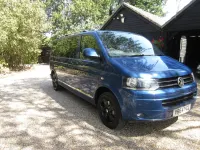 Used VW Caravelle SE 140 HP (102 kW) 2014 Blue Van