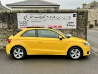 Used Audi A1 Design 95 HP (69 kW) 2017 Yellow Hatchback