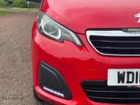 Used Peugeot 108 Active 68 HP (50 kW) 2016 Red Hatchback