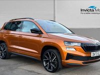 Used Skoda Karoq SportLine 150 HP (110 kW) 2023 Pheonix orange metallic SUV