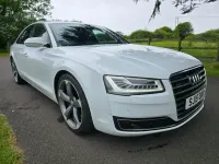 Used Audi A8 Sport 254 HP (186 kW) 2015 White Sedan