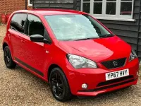 Used Seat Mii Design 60 HP (44 kW) 2017 Red Hatchback