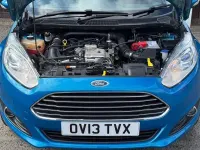 Used Ford Fiesta Zetec 101 HP (74 kW) 2013 Blue Hatchback