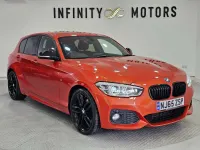 Begagnad BMW 120 M Sport 2015 Orange Halvkombi
