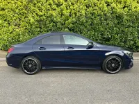 Begagnad Mercedes CLA200 AMG line 156 HK (114 kW) 2018 Blå Sedan