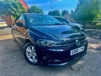 Used VW Polo SE 95 HP (69 kW) 2018 Black Hatchback