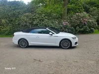 Used Audi A5 Cabriolet S-Line 190 HP (139 kW) 2017 White Cabriolet