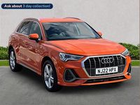 Used Audi Q3 S-Line 147 HP (108 kW) 2022 Orange SUV
