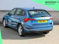 Used Skoda Scala SE 95 HP (69 kW) 2021 Blue Hatchback