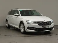 Used Skoda Superb SE Technology 150 HP (110 kW) 2022 White Estate