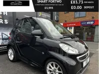 Used Smart ForTwo Cabrio Passion 71 HP (52 kW) 2013 Black Cabriolet