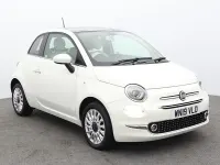 Used Fiat 500 Lounge 69 HP (50 kW) 2019 White Hatchback