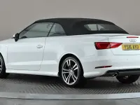 Used Audi A3 Cabriolet S-Line 110 HP (80 kW) 2016 White Cabriolet