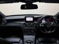 Used Mercedes C220 AMG line 170 HP (125 kW) 2018 Blue Sedan