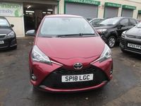 Used Toyota Yaris Design 111 HP (81 kW) 2018 Red Hatchback