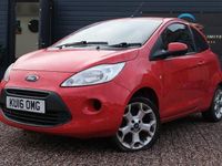 Used Ford Ka Zetec 69 HP (50 kW) 2016 Red Hatchback