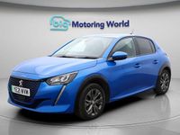 Used Peugeot e-208 Allure Premium 100 kW (136 HP) 2021 Blue Hatchback