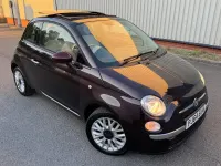 Used Fiat 500 Lounge 69 HP (50 kW) 2014 Mauve/purple Hatchback