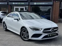 Used Mercedes CLA250e AMG Line Premium Plus 218 HP (160 kW) 2022 White Coupe